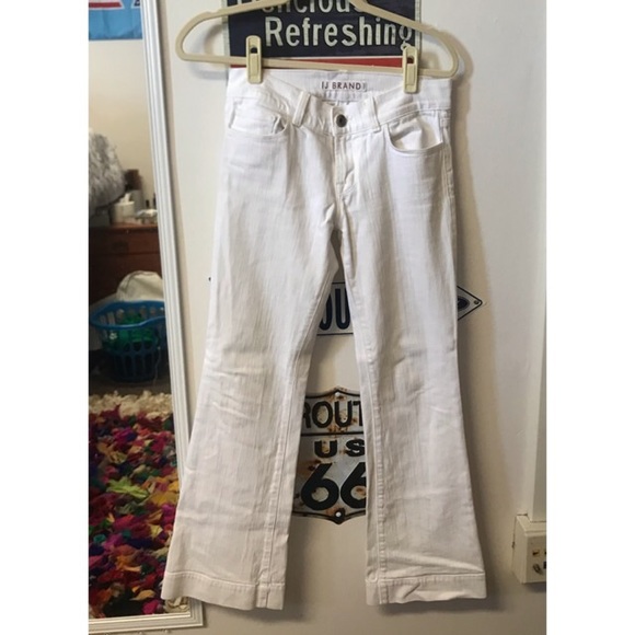 J Brand Denim - J Brand White Flare Jeans